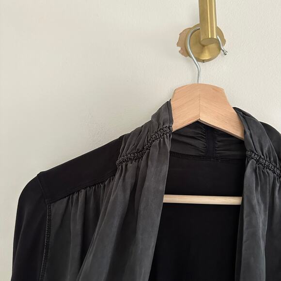 Lululemon Your Best Breath Cardigan Wrap Sweater Black 4 - Picture 7 of 9